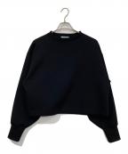 Whim Gazetteウィムガゼット）の古着「コンパクトダンボールプルオーバー」｜ブラック