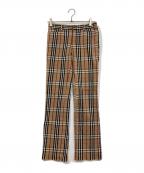 BURBERRY BLUE LABELバーバリーロンドンブルーレーベル）の古着「ノバチェックパンツ」｜ベージュ