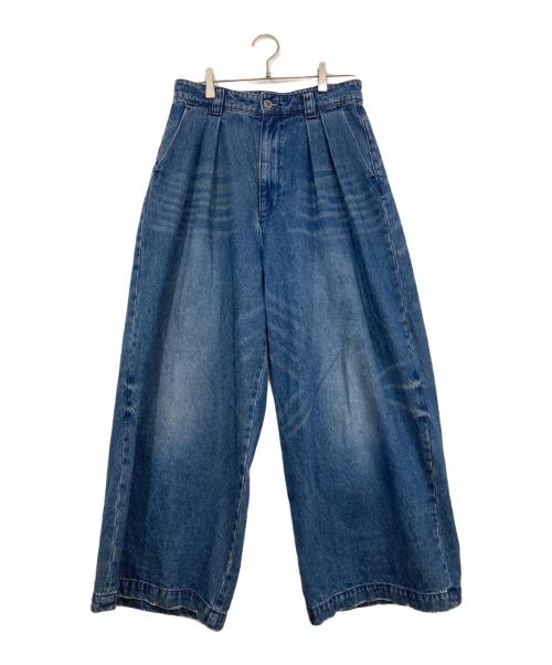 OPENING act（オープニングアクト）OPENING act (オープニングアクト) サイドデザインワイドシルエットバギートラックパン グレー サイズ:SIZE Sの古着・服飾アイテム