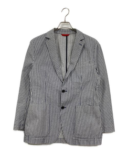 BOSS HUGO BOSS（ボス ヒューゴボス）BOSS HUGO BOSS (ボス ヒューゴボス) 2Bテーラードジャケット ネイビー サイズ:46の古着・服飾アイテム