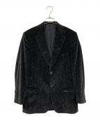 Z Zegnaジー・ゼニア）の古着「2Bベロアテーラードジャケット」｜ブラック