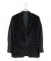 Z Zegna（ジー・ゼニア）の古着「2Bベロアテーラードジャケット」｜ブラック