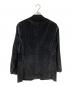 Z Zegna (ジー・ゼニア) 2Bベロアテーラードジャケット ブラック サイズ:48：8000円