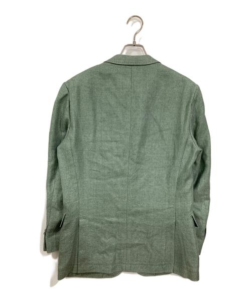 BOSS HUGO BOSS（ボス ヒューゴボス）BOSS HUGO BOSS (ボス ヒューゴボス) テーラードジャケット グリーン サイズ:48の古着・服飾アイテム