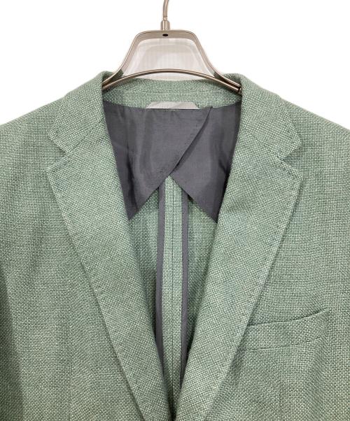 BOSS HUGO BOSS（ボス ヒューゴボス）BOSS HUGO BOSS (ボス ヒューゴボス) テーラードジャケット グリーン サイズ:48の古着・服飾アイテム