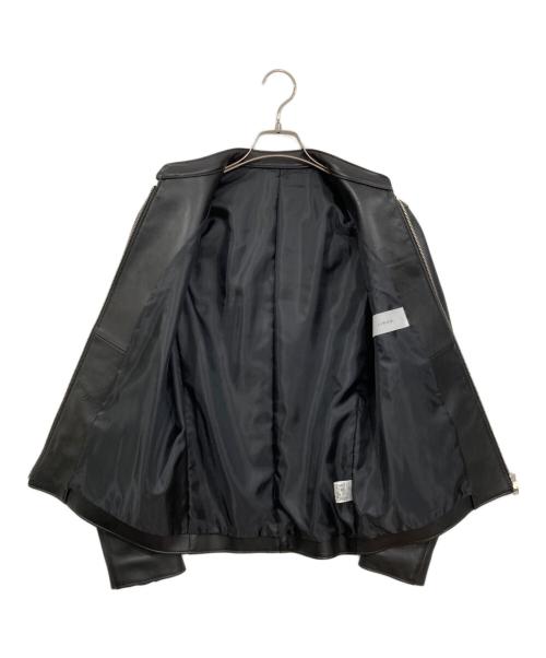 LIDnM（リドム）LIDnM (リドム) シングルライダースジャケット ブラック サイズ:Ⅿの古着・服飾アイテム