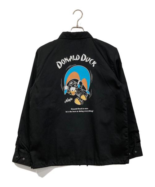 伊賀の京丸屋（イガノキョウマルヤ）伊賀の京丸屋 (イガノキョウマルヤ) Disney (ディズニー) コーチジャケット ブラック サイズ:Ⅿの古着・服飾アイテム