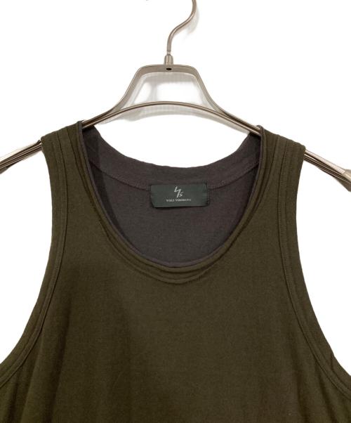 Y's for men（ワイズフォーメン）Y'S for men (ワイズフォーメン) レイヤードタンクトップ グリーン サイズ:3の古着・服飾アイテム