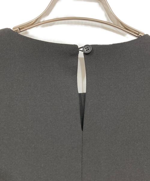 COLLAGE GALLARDAGALANTE（コラージュ ガリャルダガランテ）COLLAGE GALLARDAGALANTE (コラージュ ガリャルダガランテ) サイドボタンショートスリーブワンピース ブラック サイズ:FREE 未使用品の古着・服飾アイテム