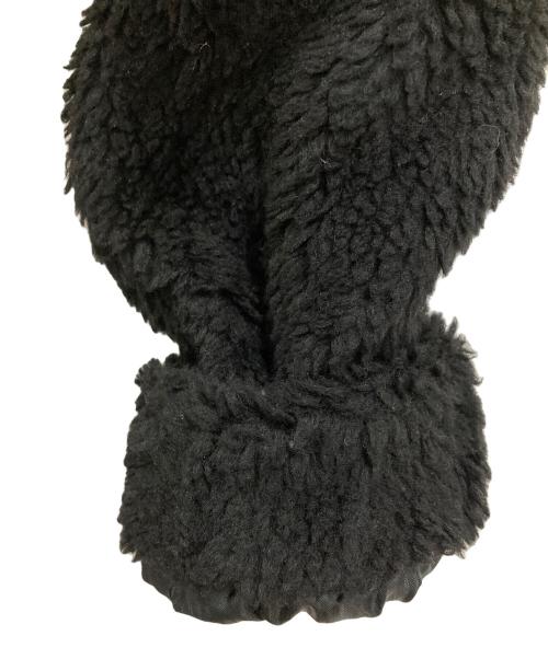 DROLE DE MONSIEUR（ドロール ド ムッシュ）DROLE DE MONSIEUR (ドロール ド ムッシュ) SHERPA HF ZIP JKT ブラック サイズ:Ⅿの古着・服飾アイテム