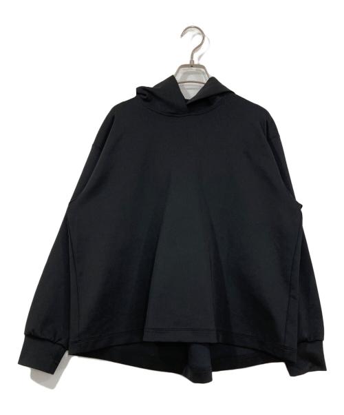theory luxe（セオリーリュクス）theory luxe (セオリーリュクス) ウォッシャブル フーデッドプルオーバー ブラック サイズ:38の古着・服飾アイテム