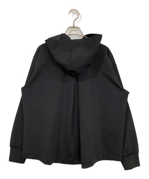 theory luxe（セオリーリュクス）theory luxe (セオリーリュクス) ウォッシャブル フーデッドプルオーバー ブラック サイズ:38の古着・服飾アイテム