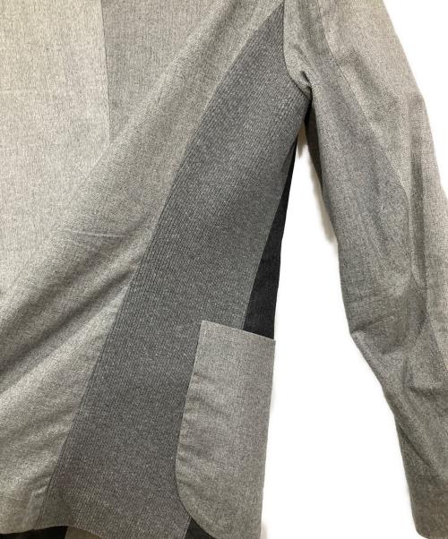 1piu1uguale3（ウノピュウノウグァーレトレ）1piu1uguale3 (ウノピュウノウグァーレトレ) ソフトサーモ クレイジー リブ ジャケット グレー サイズ:Vの古着・服飾アイテム