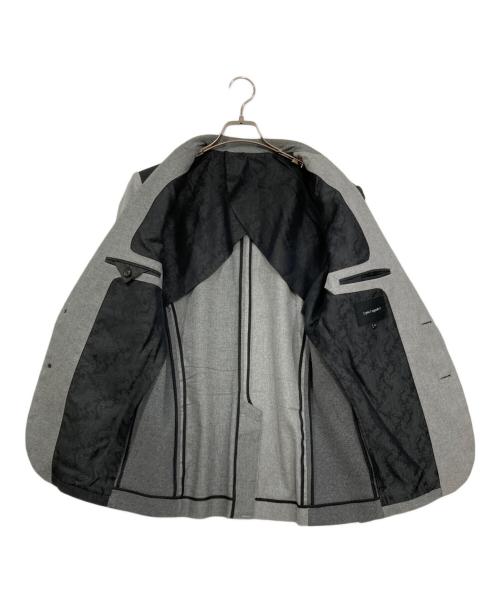 1piu1uguale3（ウノピュウノウグァーレトレ）1piu1uguale3 (ウノピュウノウグァーレトレ) ソフトサーモ クレイジー リブ ジャケット グレー サイズ:Vの古着・服飾アイテム