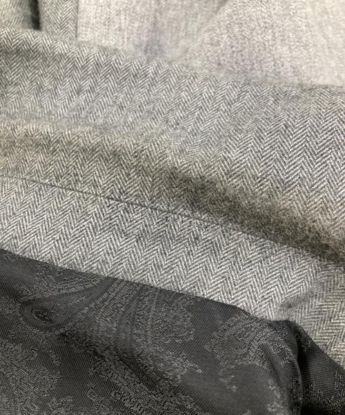 1piu1uguale3（ウノピュウノウグァーレトレ）1piu1uguale3 (ウノピュウノウグァーレトレ) ソフトサーモ クレイジー リブ ジャケット グレー サイズ:Vの古着・服飾アイテム