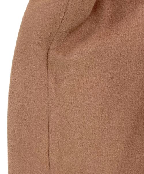 1piu1uguale3（ウノピュウノウグァーレトレ）1piu1uguale3 (ウノピュウノウグァーレトレ) クレイジーラップコート ブラウン×ホワイト サイズ:3の古着・服飾アイテム