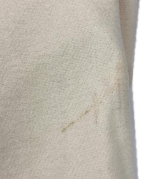 1piu1uguale3（ウノピュウノウグァーレトレ）1piu1uguale3 (ウノピュウノウグァーレトレ) クレイジーラップコート ブラウン×ホワイト サイズ:3の古着・服飾アイテム