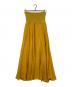 AK+１ by EFFE BEAMS (エーケーワン エッフェビームス) 2WAYリネンマキシスカート イエロー サイズ:FREE：4000円