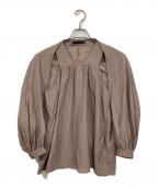 Nobleノーブル）の古着「ボレロアンサンブルブラウス」｜ブラウン