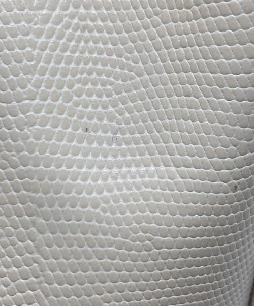 TOFF&LOADSTONE（トフアンドロードストーン）TOFF&LOADSTONE (トフアンドロードストーン) ランタンリザードバッグ アイボリーの古着・服飾アイテム