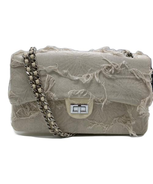 EMOTIONAL WORLD（エモーショナルワールド）EMOTIONAL WORLD (エモーショナルワールド) VINTAGE CHAIN BAG オフホワイトの古着・服飾アイテム