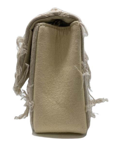 EMOTIONAL WORLD（エモーショナルワールド）EMOTIONAL WORLD (エモーショナルワールド) VINTAGE CHAIN BAG オフホワイトの古着・服飾アイテム