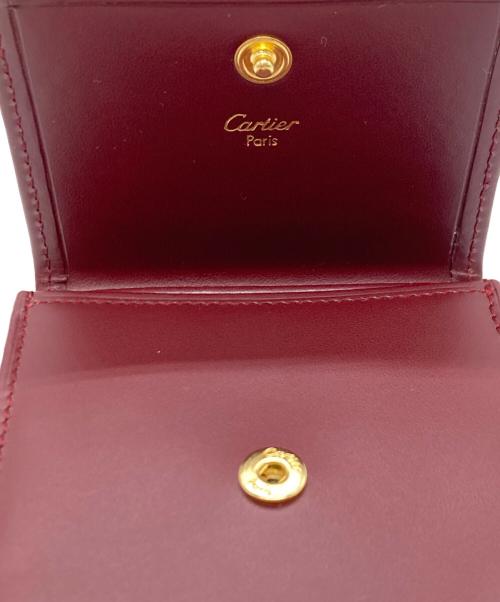 Cartier（カルティエ）Cartier (カルティエ) コインケース ボルドーの古着・服飾アイテム
