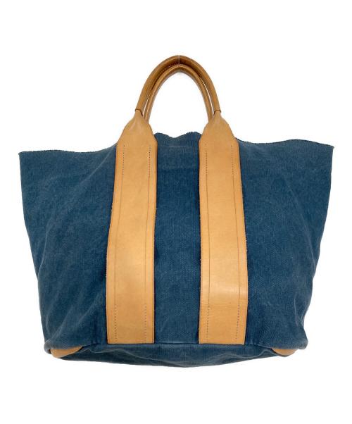 dan genten（ダン ゲンテン）dan genten (ダン ゲンテン) キャンバストートバッグ インディゴの古着・服飾アイテム