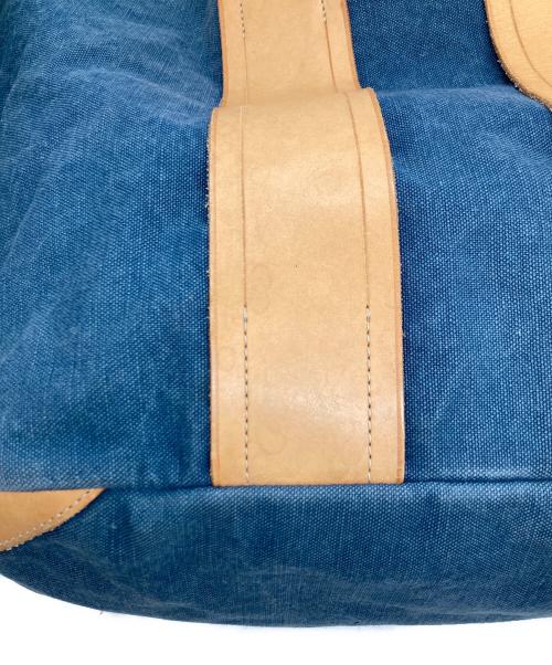 dan genten（ダン ゲンテン）dan genten (ダン ゲンテン) キャンバストートバッグ インディゴの古着・服飾アイテム