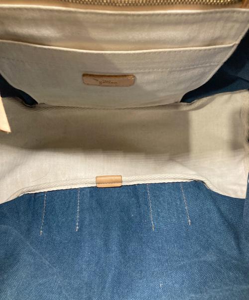 dan genten（ダン ゲンテン）dan genten (ダン ゲンテン) キャンバストートバッグ インディゴの古着・服飾アイテム