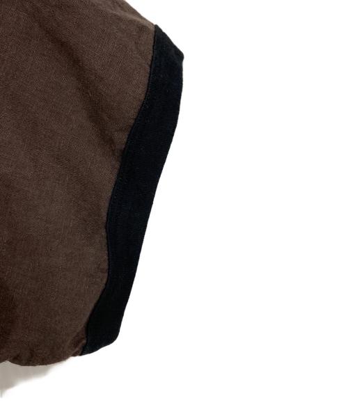 MARGARET HOWELL（マーガレットハウエル）MARGARET HOWELL (マーガレットハウエル) plain linen dresses ブラウン サイズ:FREEの古着・服飾アイテム