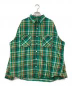 big macビッグマック）の古着「ネルシャツ」｜グリーン