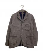 BROWN'S BEACH JACKETブラウンズビーチジャケット）の古着「ビーチクロス テーラードジャケット」｜グレー
