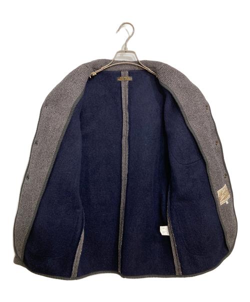 BROWN'S BEACH JACKET（ブラウンズビーチジャケット）BROWN'S BEACH JACKET (ブラウンズビーチジャケット) ビーチクロス テーラードジャケット グレー サイズ:40の古着・服飾アイテム