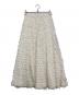 Snidel (スナイデル) ジャガードフレアスカート ホワイト サイズ:S：4000円