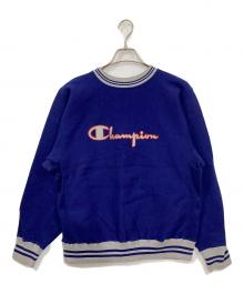 Champion（チャンピオン）の古着「90'sロゴスウェット」｜ブルー
