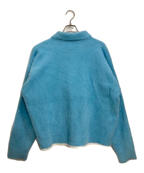 jacquemus（ジャックムス）jacquemus (ジャックムス) LE POLO NEVE KNITS ブルー サイズ:Lの古着・服飾アイテム