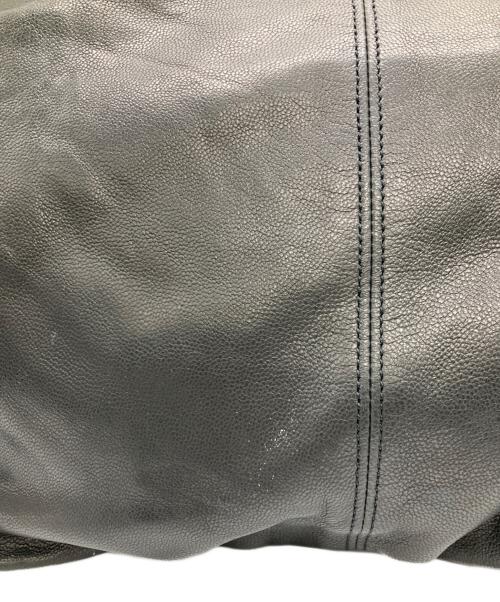 Y's for living（ワイズフォーリビング）Y'S for living (ワイズフォーリビング) レザーショルダーバッグ ブラックの古着・服飾アイテム