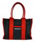 BALENCIAGA（バレンシアガ）の古着「スモールトートバッグ」｜ブラック×レッド