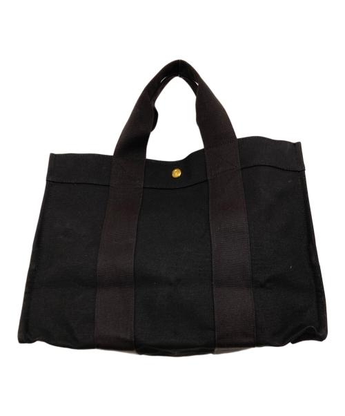 1piu1uguale3（ウノピュウノウグァーレトレ）1piu1uguale3 (ウノピュウノウグァーレトレ) H TOTE BAG MIDDLE ブラックの古着・服飾アイテム