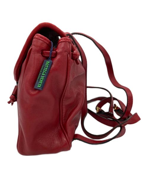 BOTTEGA VENETA（ボッテガベネタ）BOTTEGA VENETA (ボッテガベネタ) ミニリュック レッドの古着・服飾アイテム