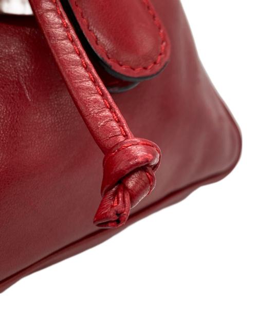 BOTTEGA VENETA（ボッテガベネタ）BOTTEGA VENETA (ボッテガベネタ) ミニリュック レッドの古着・服飾アイテム