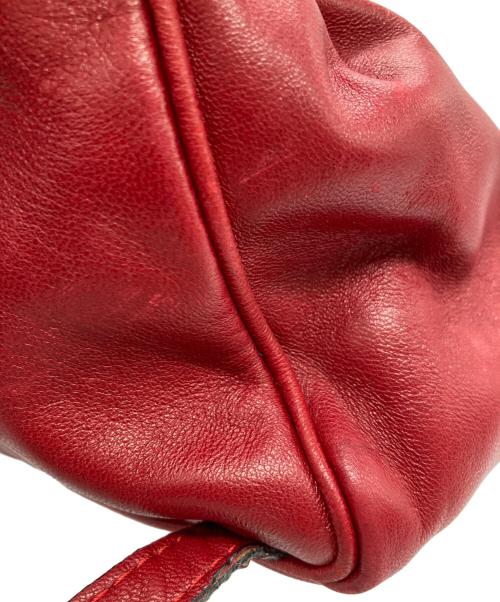 BOTTEGA VENETA（ボッテガベネタ）BOTTEGA VENETA (ボッテガベネタ) ミニリュック レッドの古着・服飾アイテム