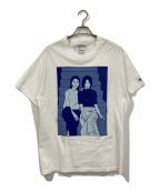 Kyne adaptationキネ アダプテーション）の古着「プリントTシャツ」｜ホワイト