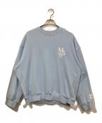 My Sugar Babeマイシュガーベイブ）の古着「ロゴ刺繍スウェット」｜ブルー
