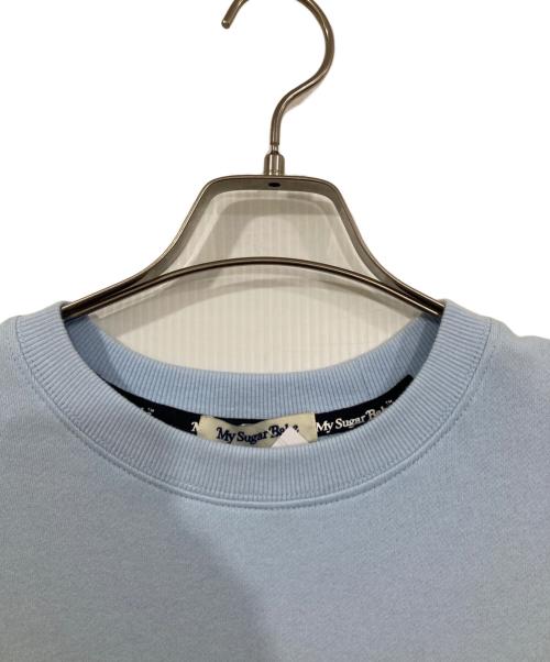 My Sugar Babe（マイシュガーベイブ）My Sugar Babe (マイシュガーベイブ) ロゴ刺繍スウェット ブルー サイズ:Lの古着・服飾アイテム