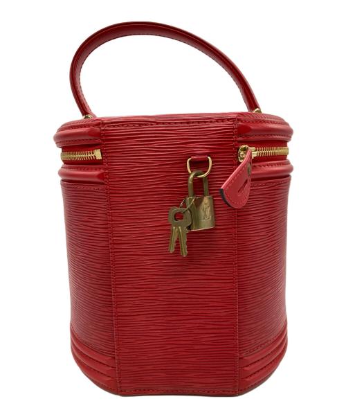 LOUIS VUITTON（ルイ ヴィトン）LOUIS VUITTON (ルイ ヴィトン) バニティバッグ カスティリアン・ レッドの古着・服飾アイテム
