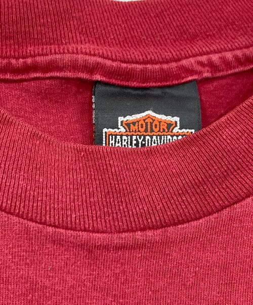 HARLEY-DAVIDSON（ハーレーダビッドソン）HARLEY-DAVIDSON (ハーレーダビッドソン) プリントTシャツ レッド サイズ:XLの古着・服飾アイテム