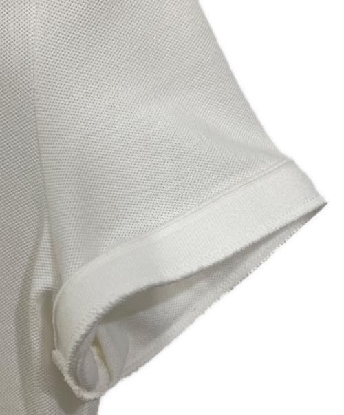 LACOSTE（ラコステ）LACOSTE (ラコステ) SLIM FIT STRETCH MINI PIQUE POLO ホワイト サイズ:38の古着・服飾アイテム