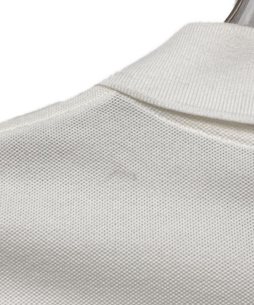 LACOSTE（ラコステ）LACOSTE (ラコステ) SLIM FIT STRETCH MINI PIQUE POLO ホワイト サイズ:38の古着・服飾アイテム